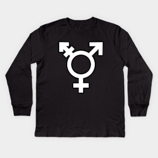 Gender Neutral Sign Kids Long Sleeve T-Shirt